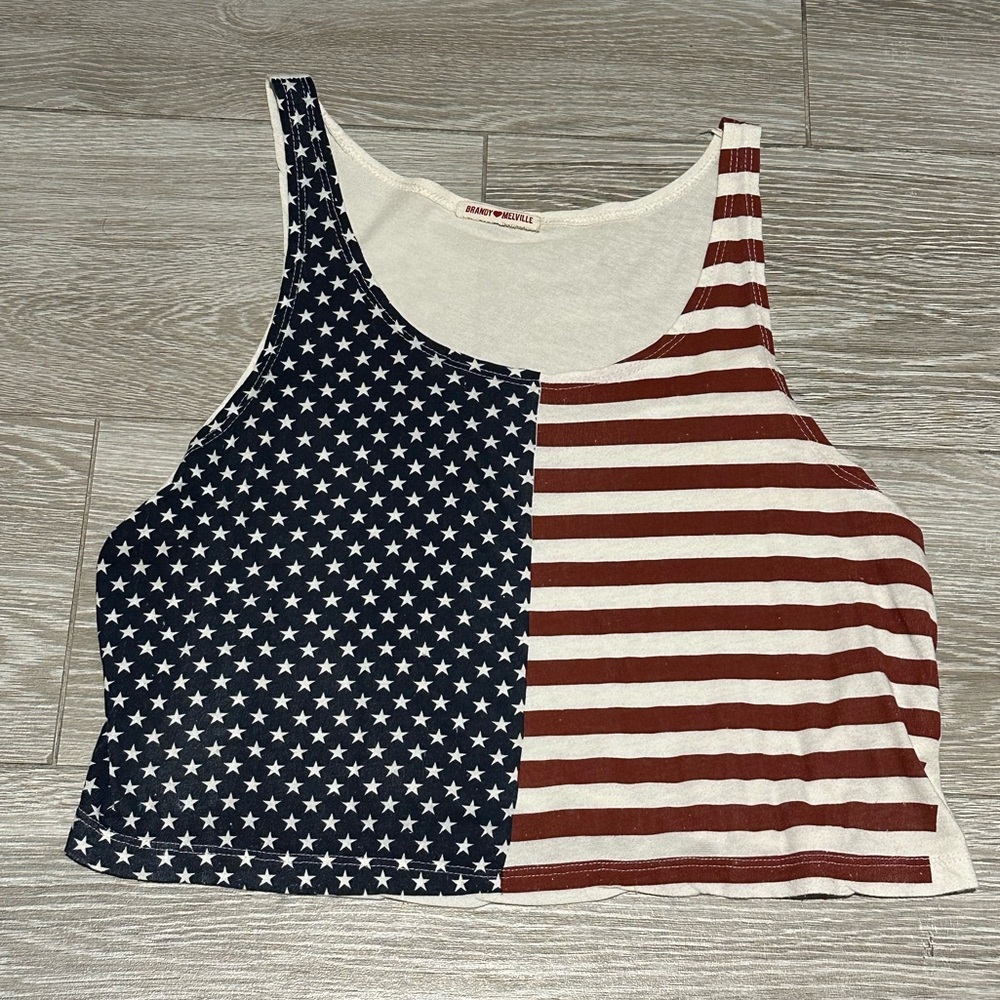 Brandy Melville Flag Tank
